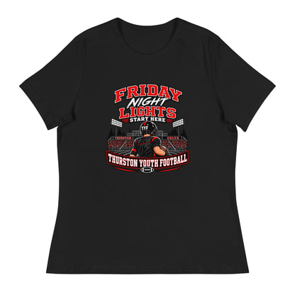 Performance | Women's Relaxed T Shirt | Thurston Youth Football | Vanguard Logo