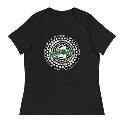Performance | Women's Relaxed T Shirt | Hoomau FC | Emblem Logo