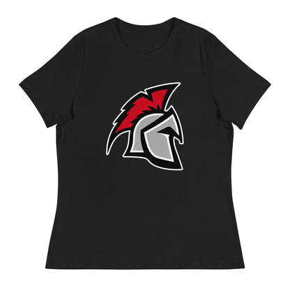 Performance | Women's Relaxed T Shirt | Sanford Spartans | Emblem Logo