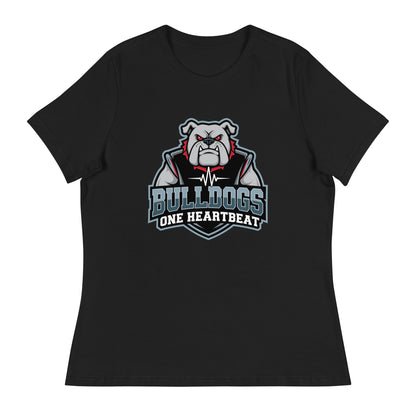 Performance | Women's Relaxed T Shirt | Celina Recreational Football Black | Emblem Logo