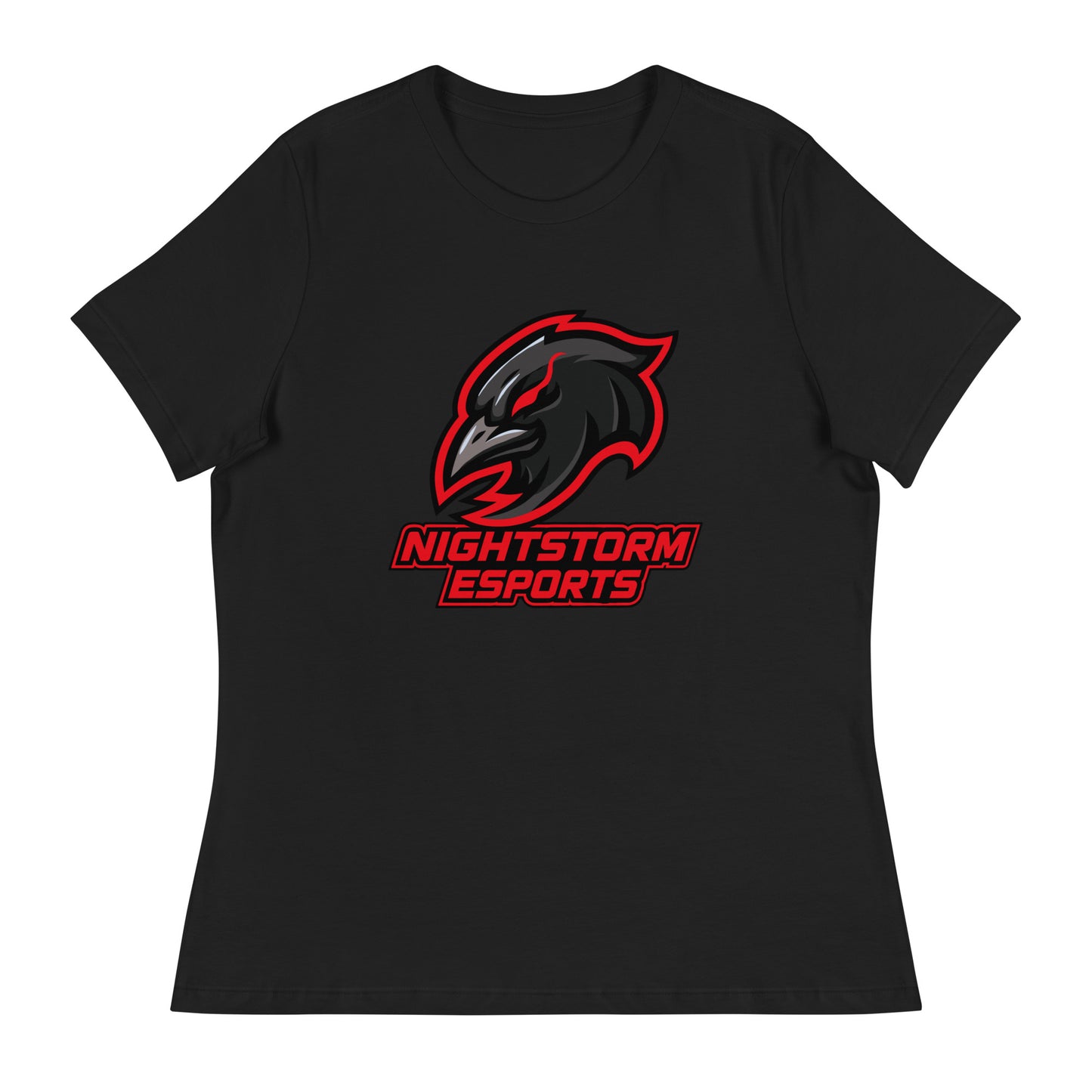 Performance | Women's Relaxed T Shirt | NightStorm Esports | Crest Logo