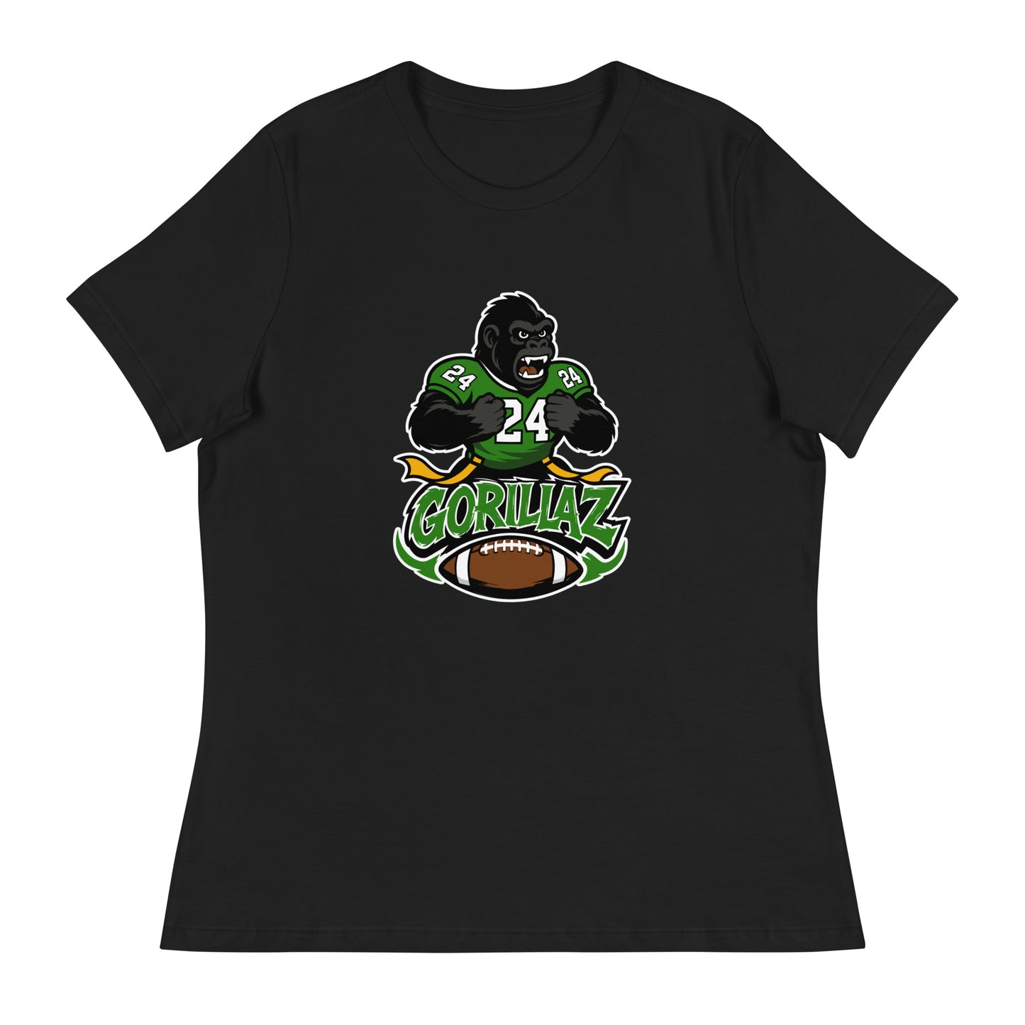 Performance | Women's Relaxed T Shirt | Gorillaz | Vanguard Logo
