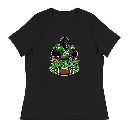 Performance | Women's Relaxed T Shirt | Gorillaz | Vanguard Logo