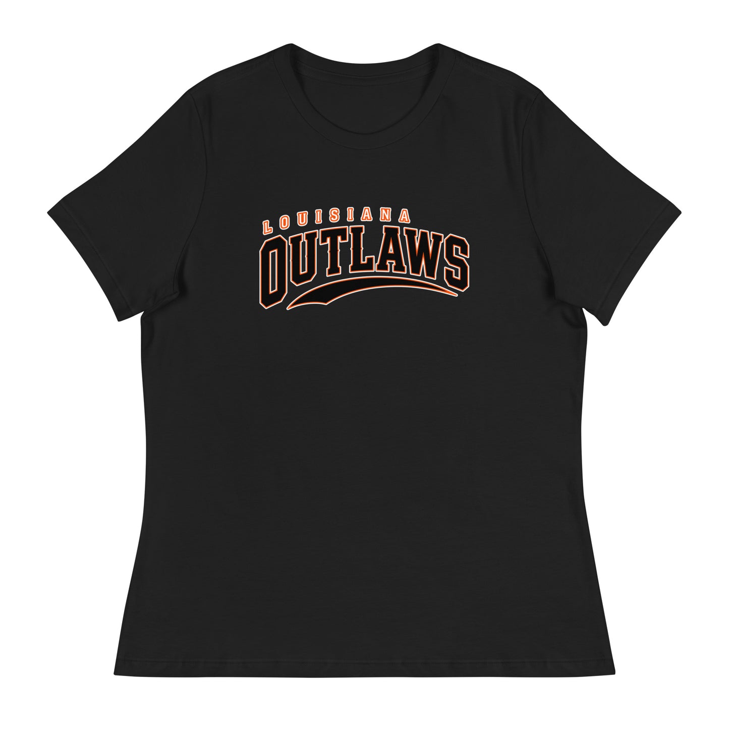 Performance | Women's Relaxed T Shirt | Louisiana Outlaws | Vanguard Logo