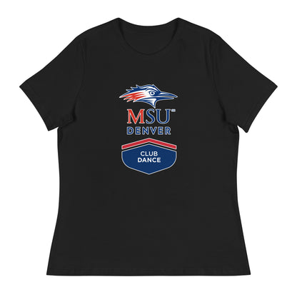Performance | Women's Relaxed T Shirt | MSU Denver Dance Team | Apex Logo