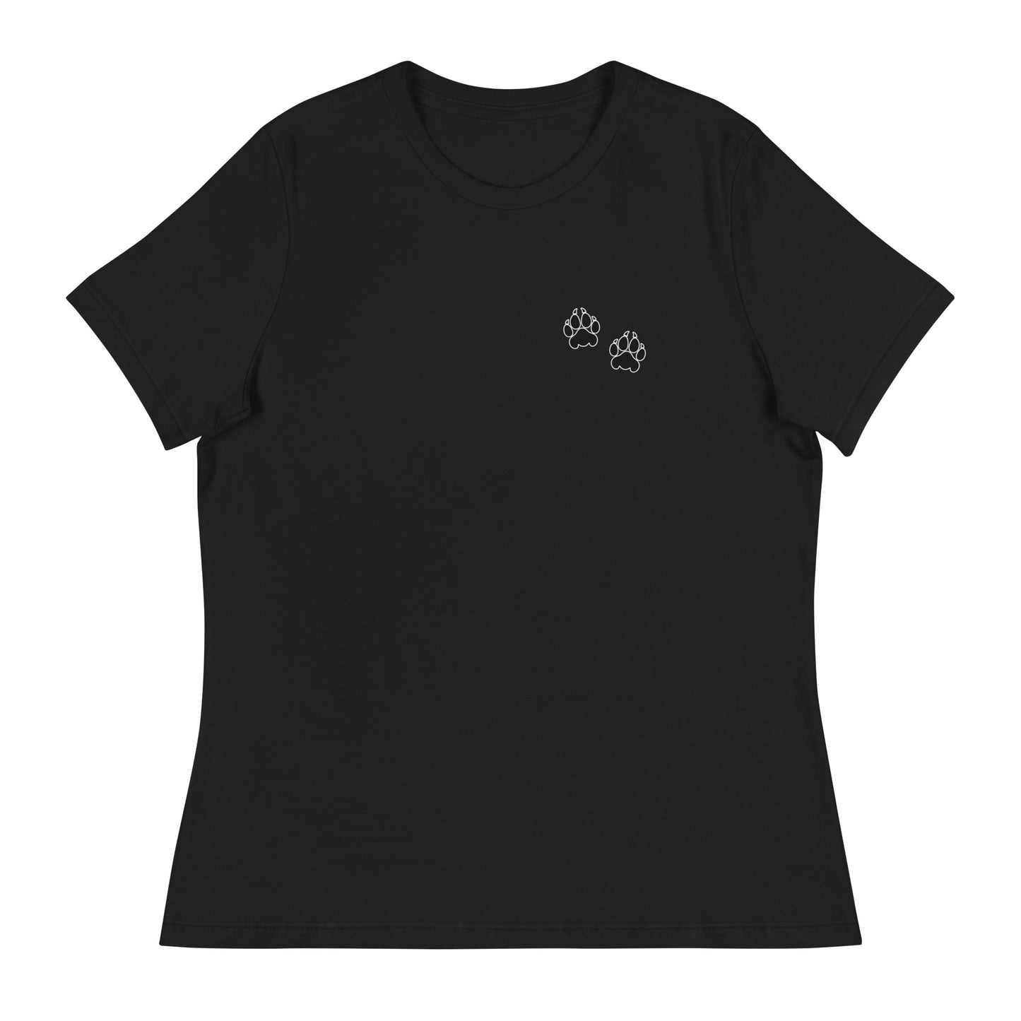 Performance | Women's Relaxed T Shirt | Orange Wave Marching Band | Paw Mark Logo