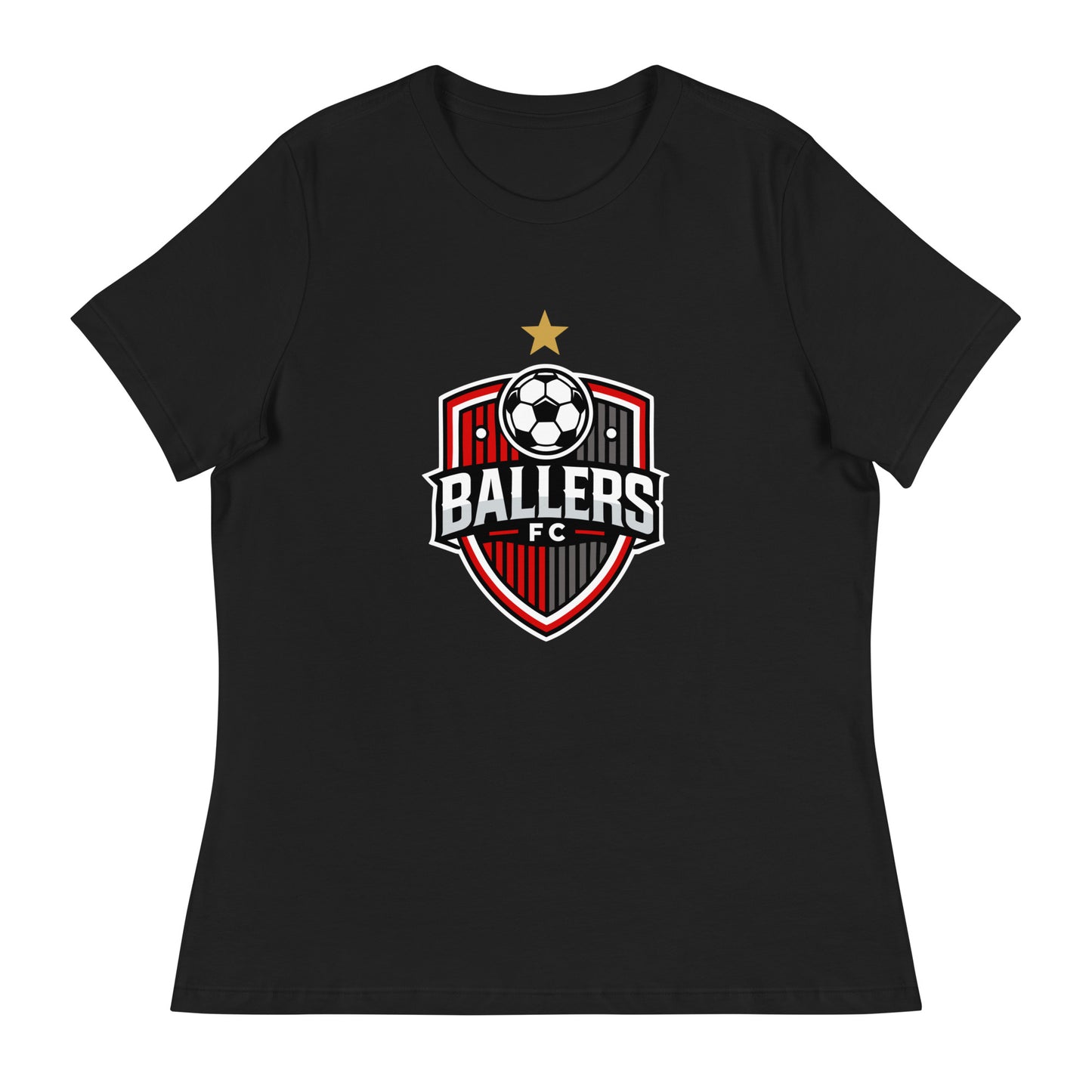 Performance | Women's Relaxed T Shirt | Ballers FC | Shield Logo