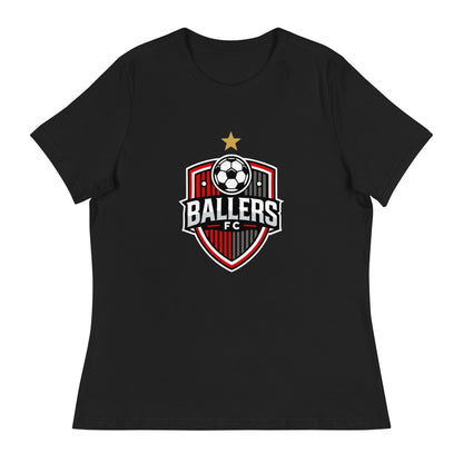 Performance | Women's Relaxed T Shirt | Ballers FC | Shield Logo