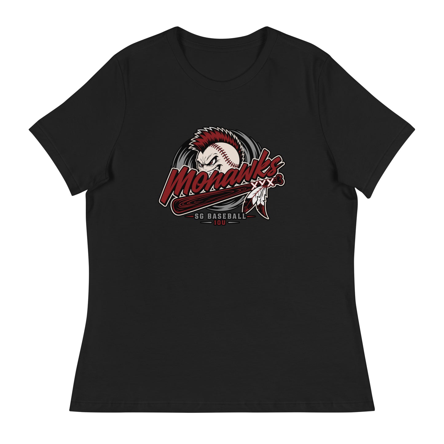 Performance | Women's Relaxed T Shirt | Mohawks | Valor Logo