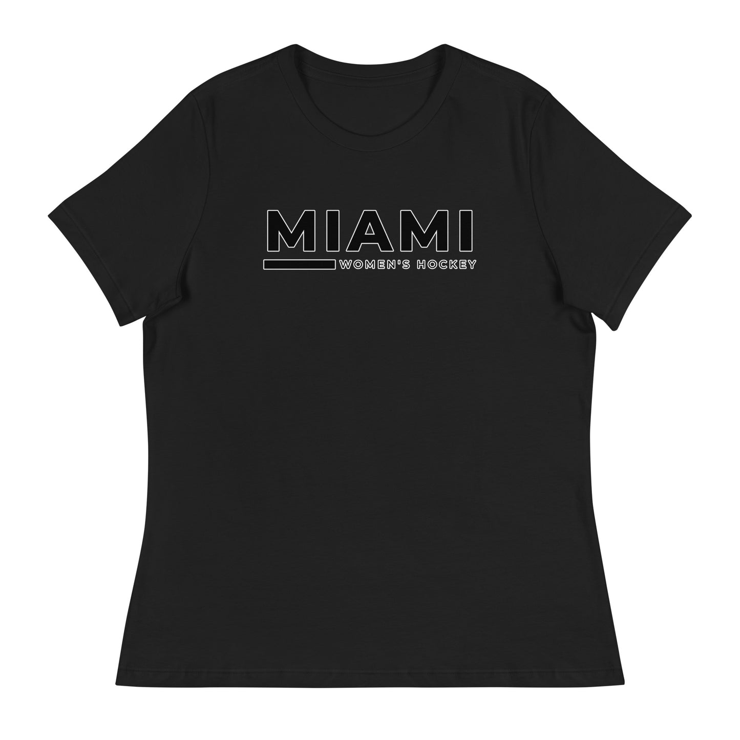 Performance | Women's Relaxed T Shirt | Miami Women's Hockey | Lettermark Logo