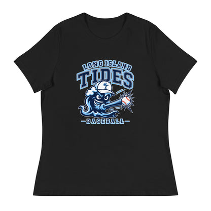 Performance | Women's Relaxed T Shirt | Long Island Tides Baseball | Valor Logo