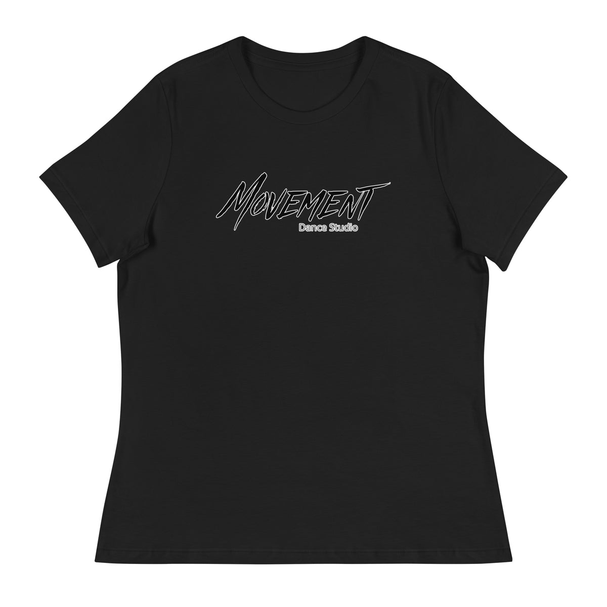 Performance | Women's Relaxed T Shirt | Movement Dance Studio | Crest Logo