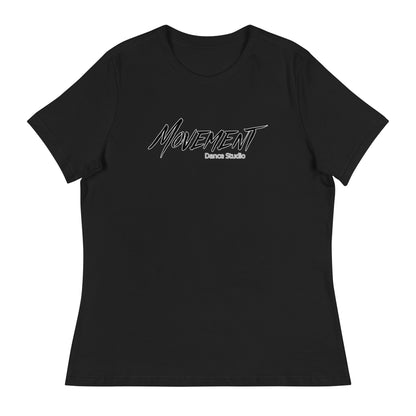 Performance | Women's Relaxed T Shirt | Movement Dance Studio | Crest Logo