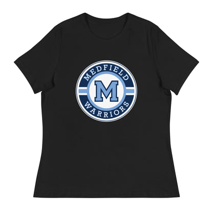 Performance | Women's Relaxed T Shirt | Medfield Softball | Badge Logo