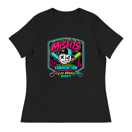 Performance | Women's Relaxed T Shirt | Misfits Baseball | Shield Logo