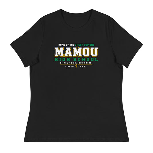 Performance | Women's Relaxed T Shirt | Mamou High School | Vanguard Logo