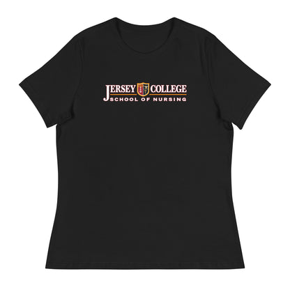 Performance | Women's Relaxed T Shirt | Grand View University Nursing | Emblem Logo