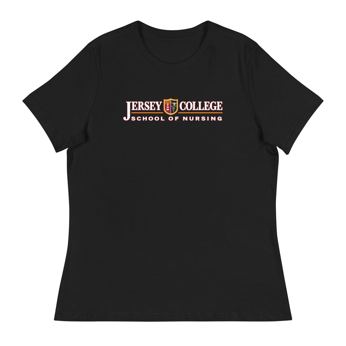 Performance | Women's Relaxed T Shirt | Grand View University Nursing | Emblem Logo