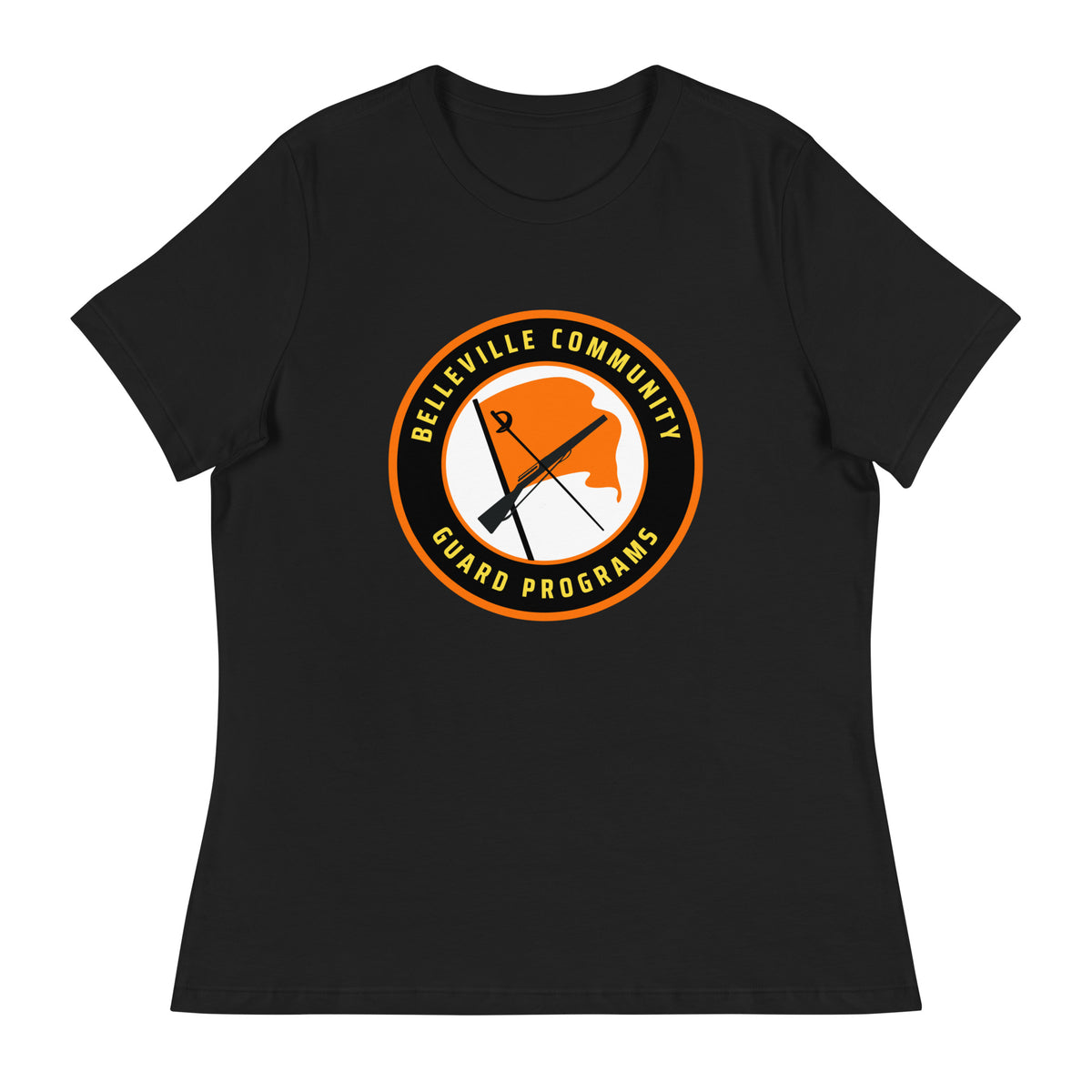 Performance | Women's Relaxed T Shirt | Belleville Community Guard Programs | Badge Logo