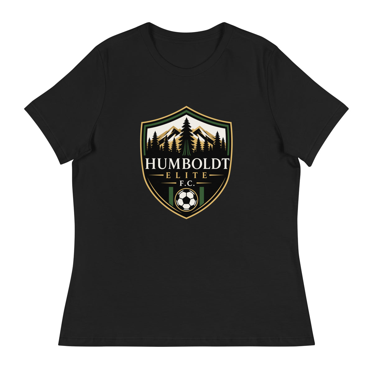 Performance | Women's Relaxed T Shirt | Humboldt Elite FC | Shield Logo
