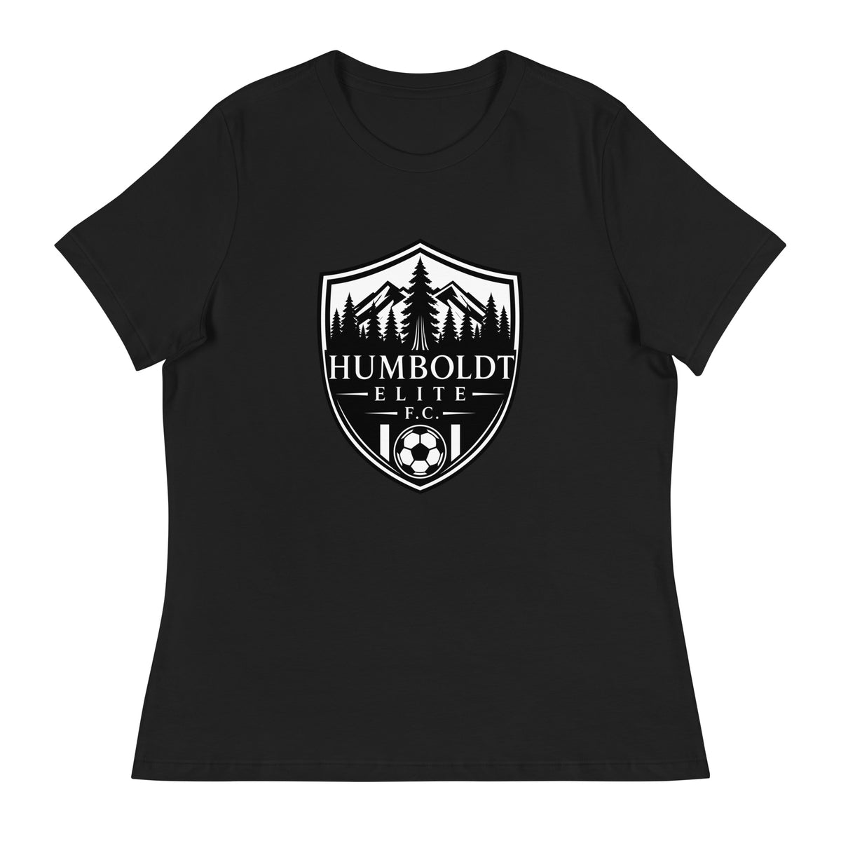 Performance | Women's Relaxed T Shirt | Humboldt Elite FC | Emblem Logo