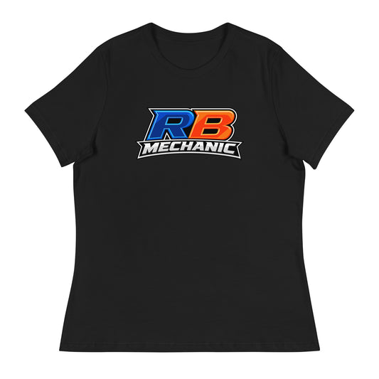 Performance | Women's Relaxed T Shirt | RB Mechanic | Crest Logo