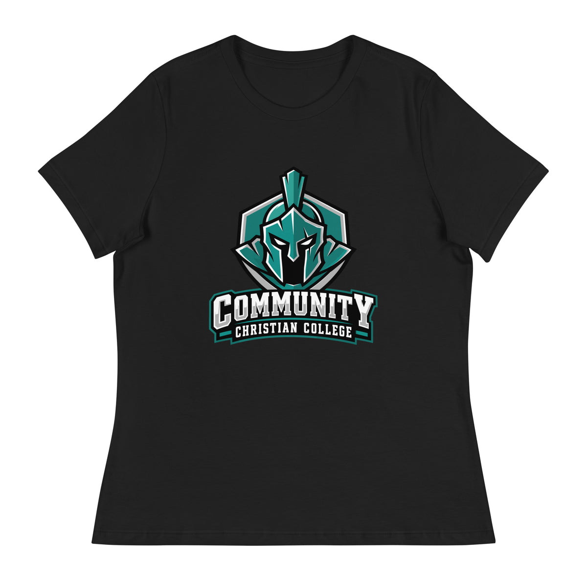 Performance | Women's Relaxed T Shirt | Community Christian College | Vanguard Athletic Logo
