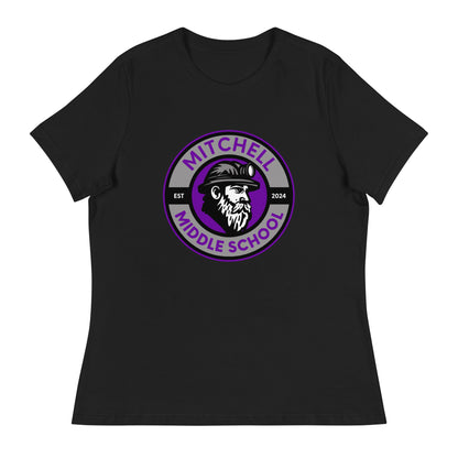 Performance | Women's Relaxed T Shirt | Mitchell Middle School Softball | Badge Logo