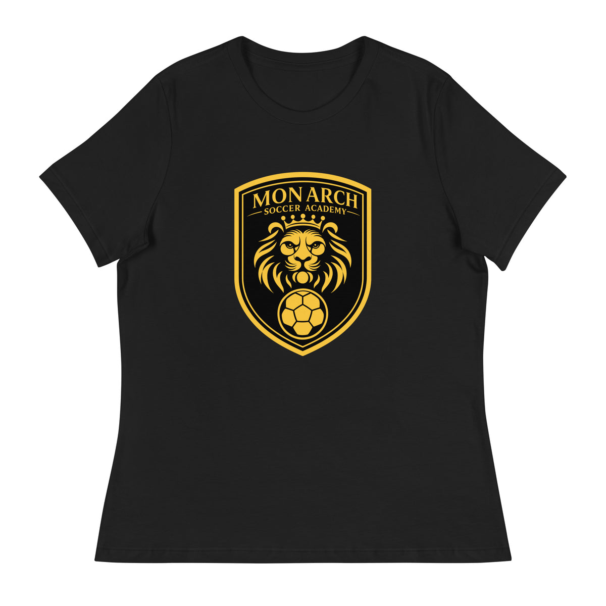 Performance | Women's Relaxed T Shirt | Monarch Soccer Academy | Shield Logo