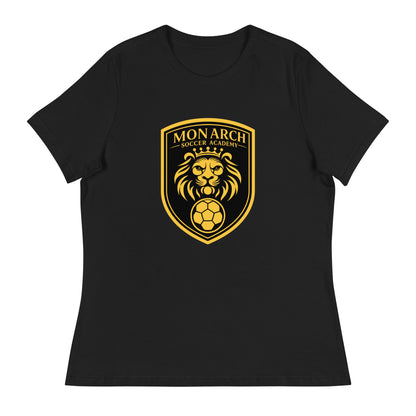 Performance | Women's Relaxed T Shirt | Monarch Soccer Academy | Shield Logo