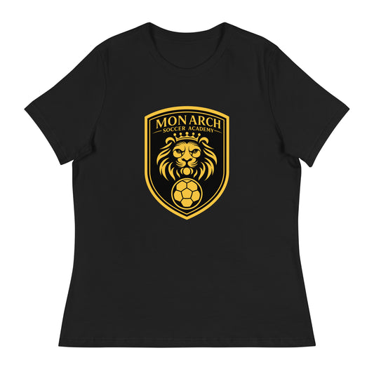 Performance | Women's Relaxed T Shirt | Monarch Soccer Academy | Shield Logo