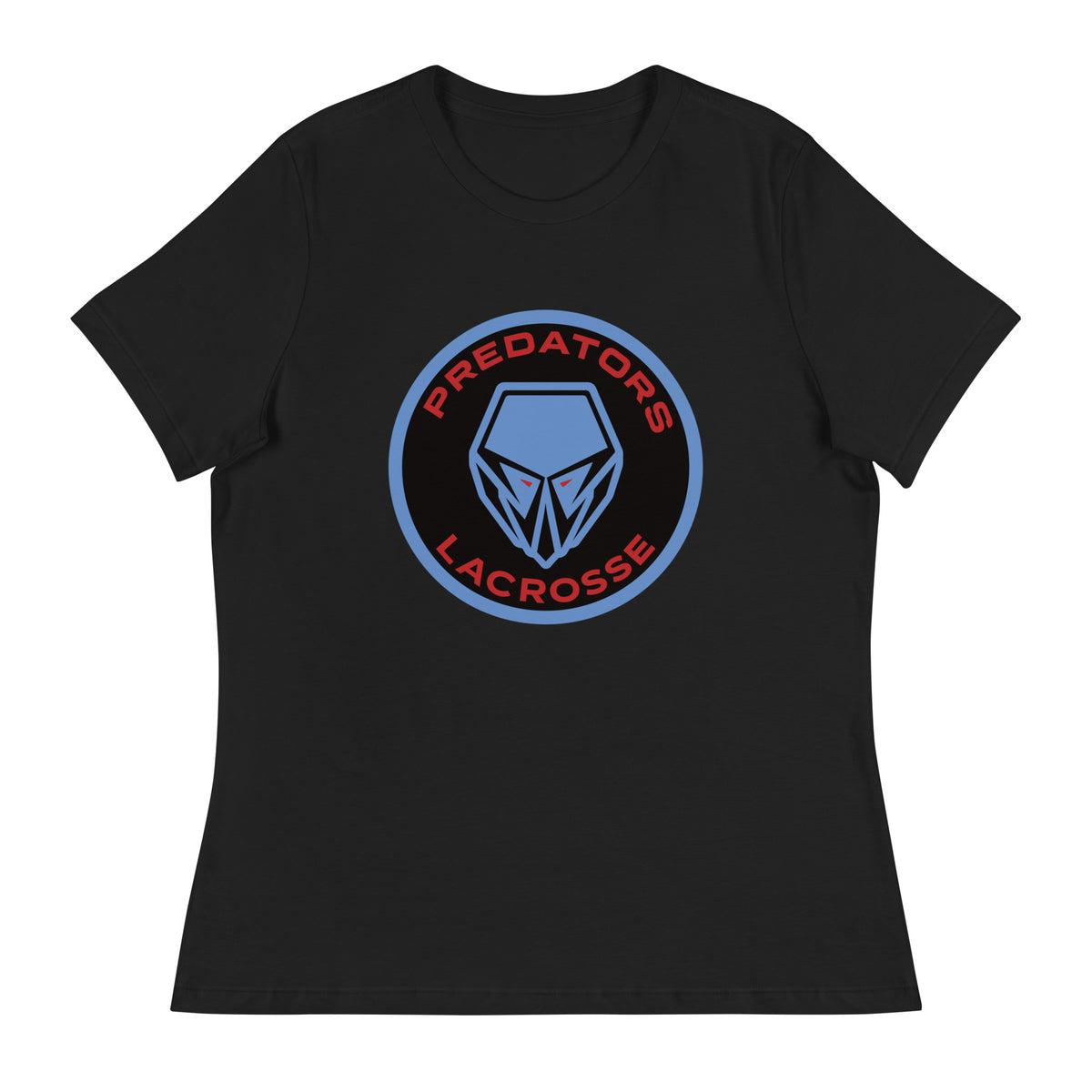Performance | Women's Relaxed T Shirt | Predators Lacrosse | Badge Logo