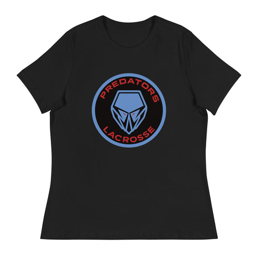 Performance | Women's Relaxed T Shirt | Predators Lacrosse | Badge Logo
