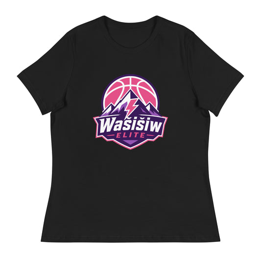 Performance | Women's Relaxed T Shirt | Wašišiw Elite | Emblem Logo