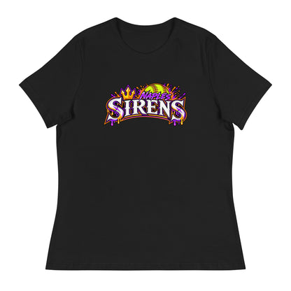 Performance | Women's Relaxed T Shirt | Naples Sirens | Emblem Logo