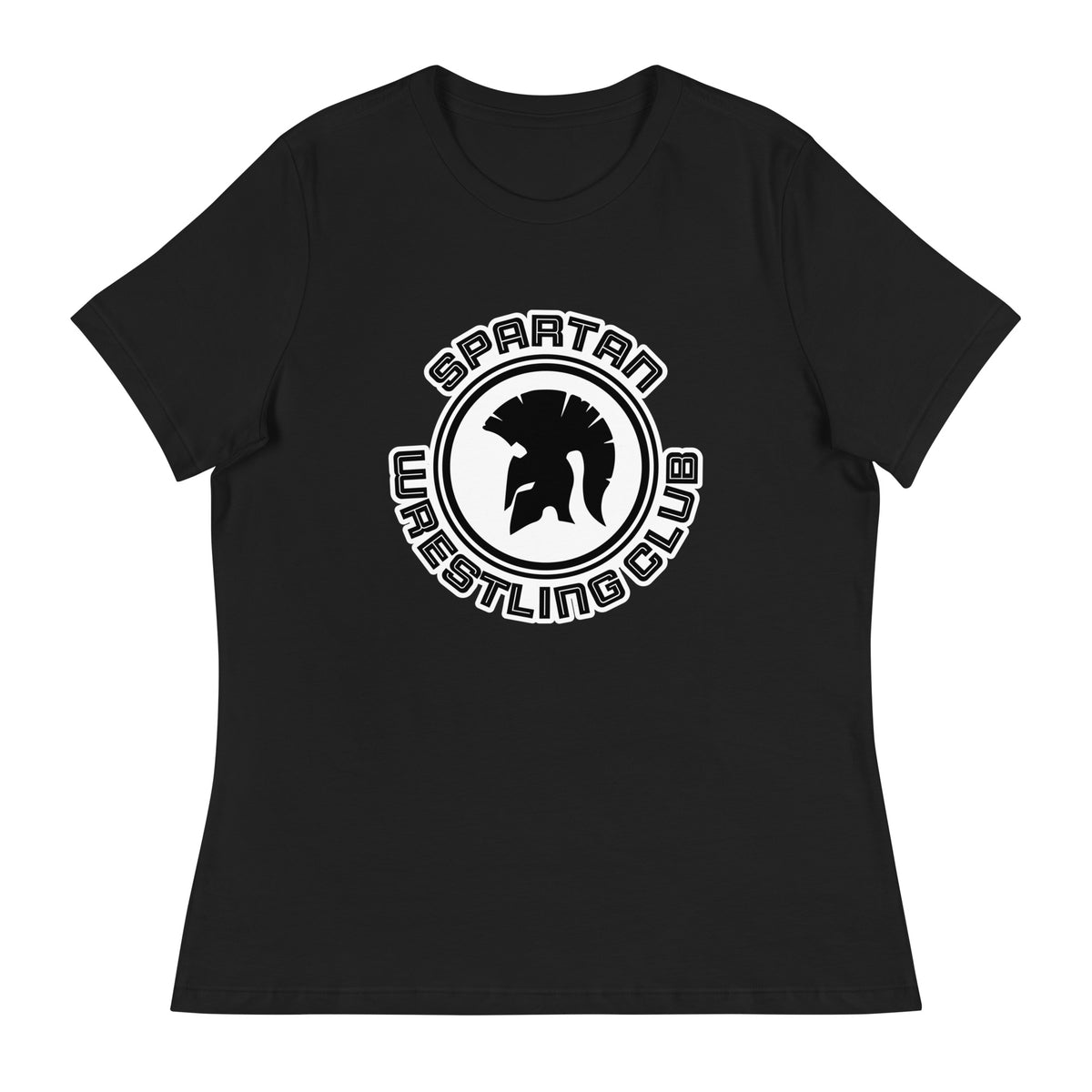 Performance | Women's Relaxed T Shirt | Spartan Wrestling Club | Crest Logo