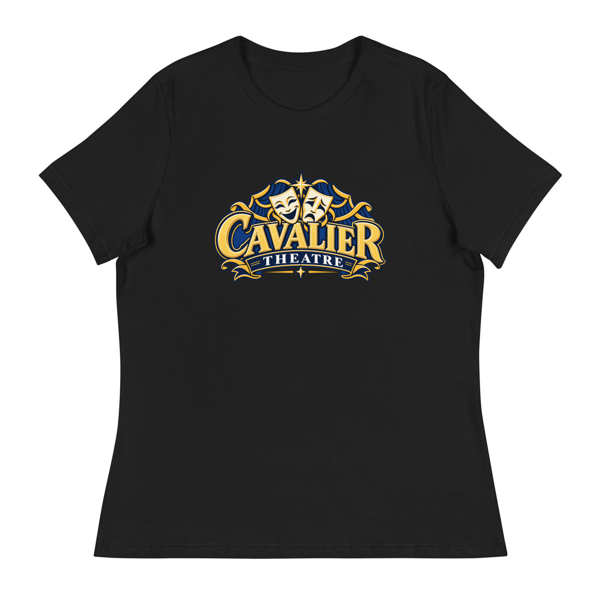 Performance | Women's Relaxed T Shirt | Cavalier Theatre Troupe | Emblem Logo