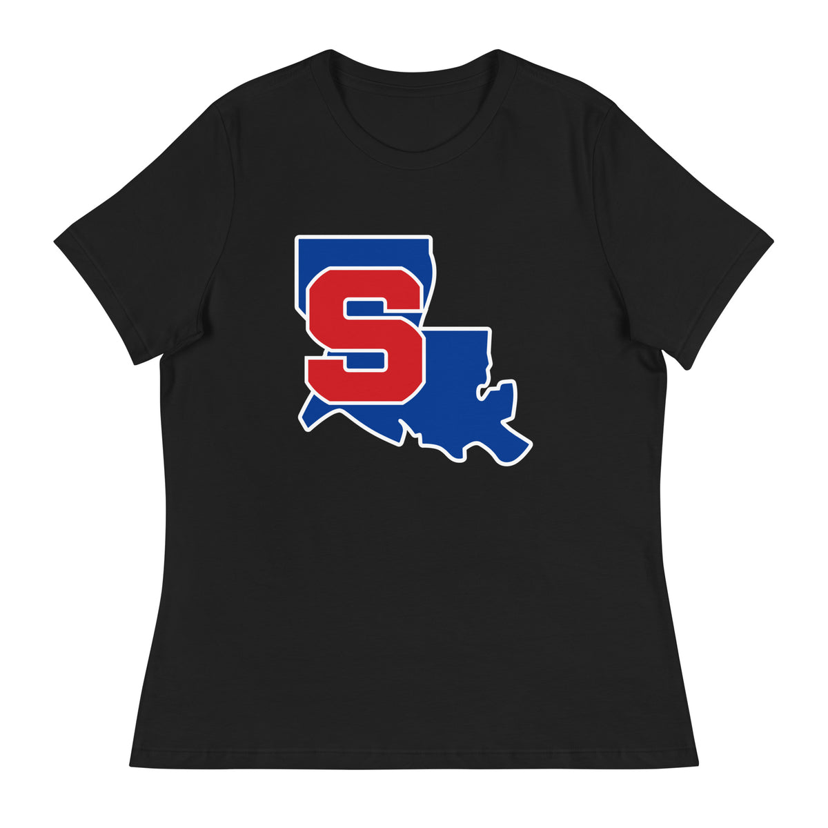 Performance | Women's Relaxed T Shirt | Louisiana Slam Baseball | Crest Logo