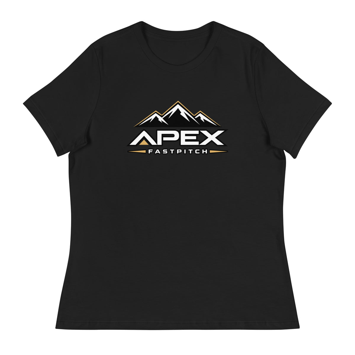 Performance | Women's Relaxed T Shirt | Apex Fastpitch | Crest Logo