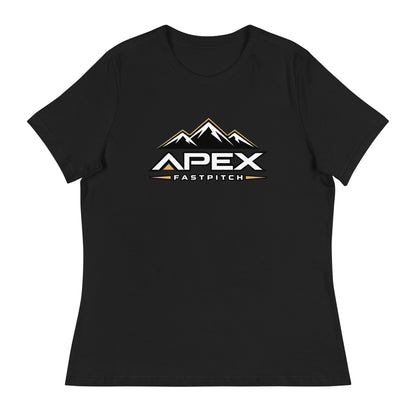 Performance | Women's Relaxed T Shirt | Apex Fastpitch | Crest Logo