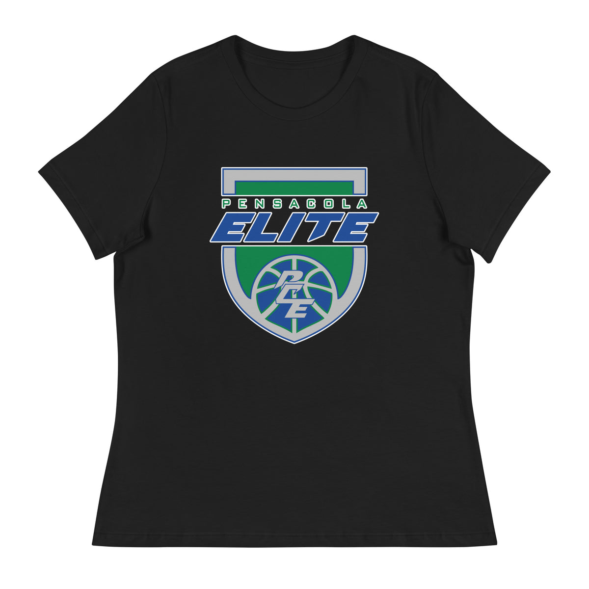 Performance | Women's Relaxed T Shirt | Pensacola Elite Inc. | Shield Logo