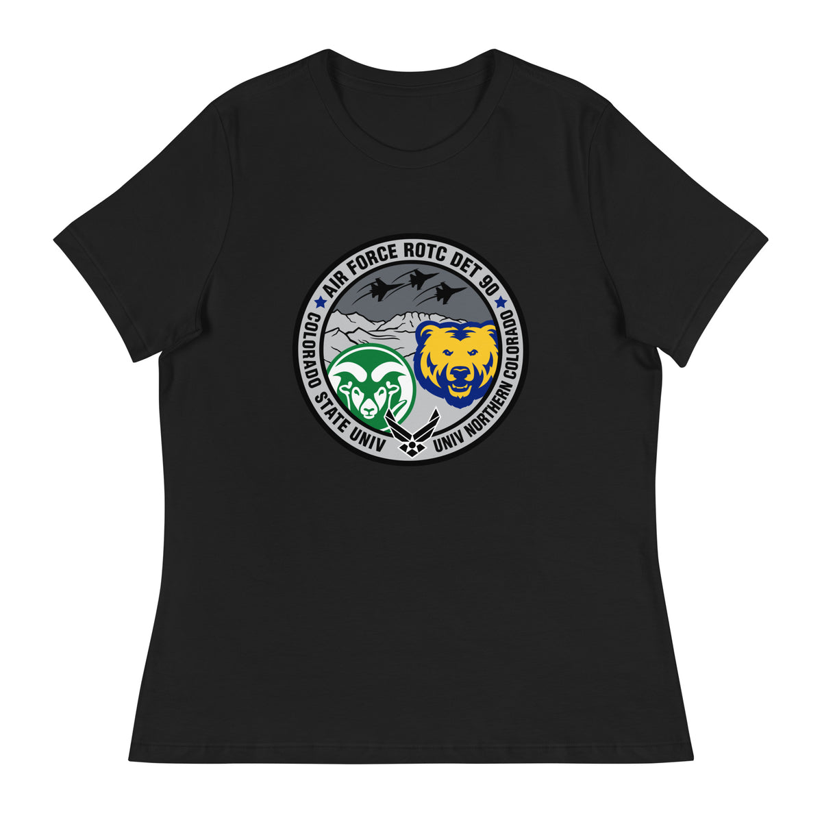 Performance | Women's Relaxed T Shirt | Colorado State Detachment 90 | Badge Logo