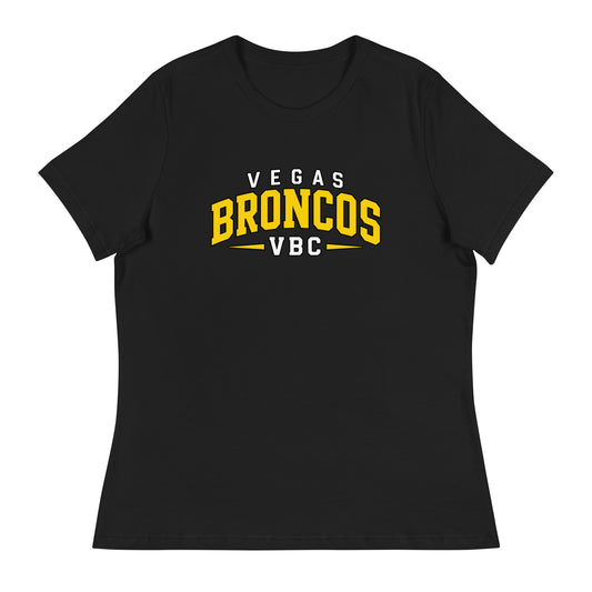 Performance | Women's Relaxed T Shirt | Vegas Broncos VBC | Athletics Logo