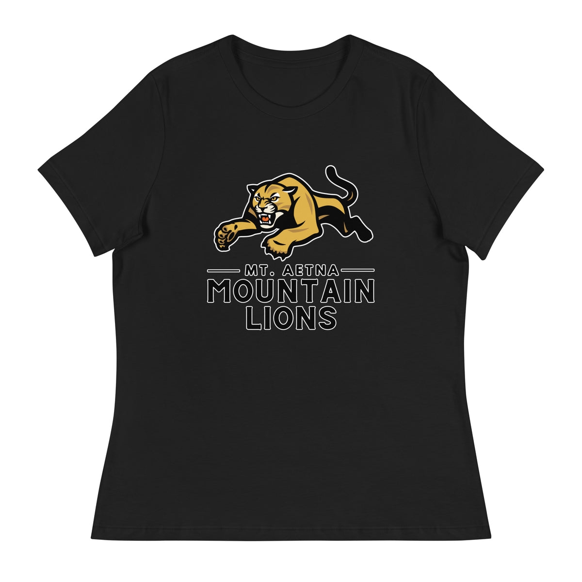 Performance | Women's Relaxed T Shirt | Mt. Aetna Adventist School | Emblem Logo
