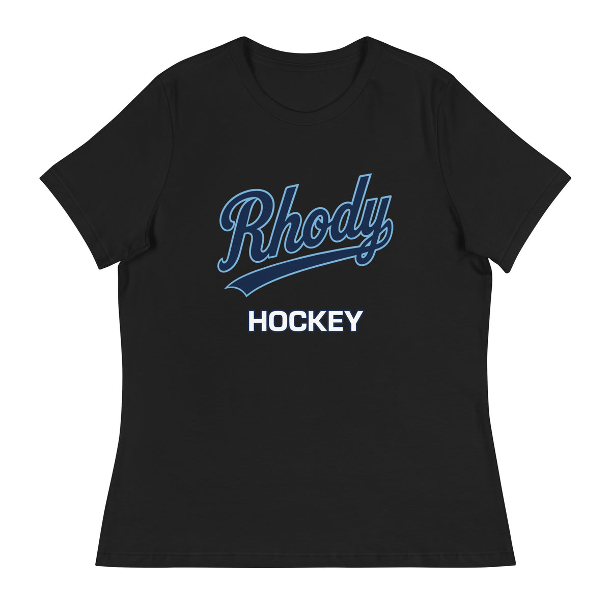 Performance | Women's Relaxed T Shirt | URI Men’s Hockey | Athletics Logo