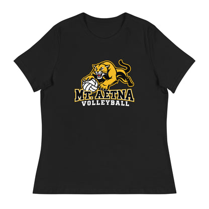 Performance | Women's Relaxed T Shirt | Mt. Aetna Adventist School | Volleyball Apex Logo