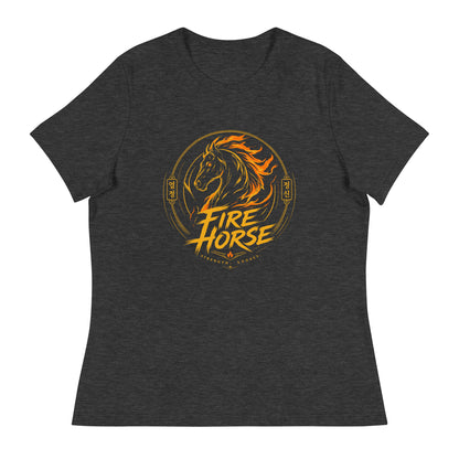 Performance | Women's Relaxed T Shirt | Fire Horse Masters | Vanguard Logo