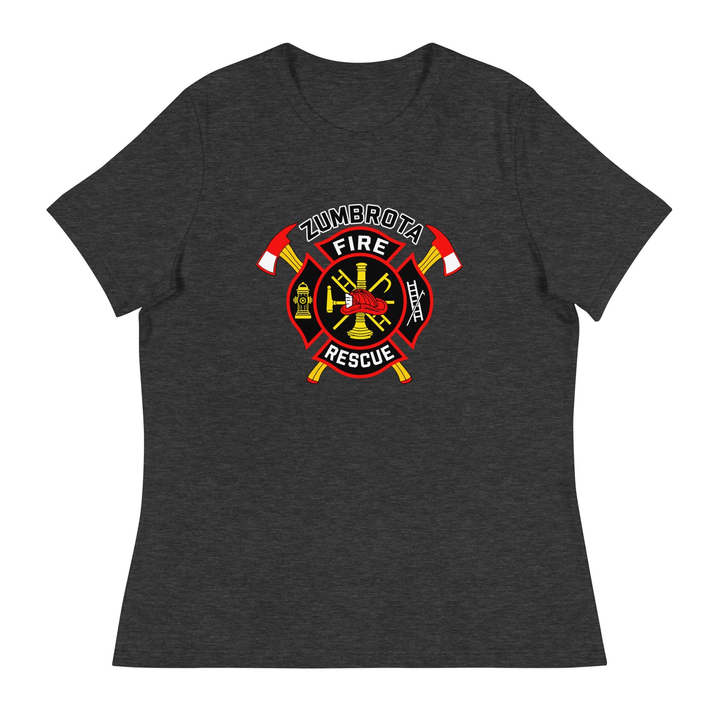 Performance | Women's Relaxed T Shirt | Zumbrota Fire Department | Vanguard Logo