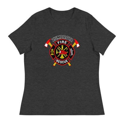 Performance | Women's Relaxed T Shirt | Zumbrota Fire Department | Vanguard Logo