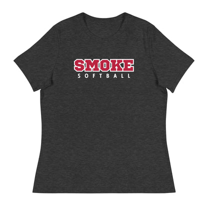 Performance | Women's Relaxed T Shirt | Smoke 14U Softball | Modern Script Logo